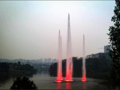 重庆音乐景观喷泉设计-光华安纳溪湖音乐喷泉
